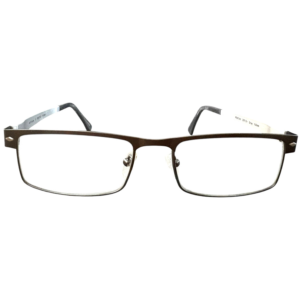 PENTAX ATTITUDE 5 GRAY SILVER SAFETY EYEGLASSES 54-18-140 RX READY